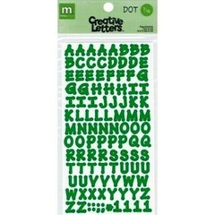 making memories Creative Letters Stickers – 7/16″ DOT GREEN – 210+ pcs