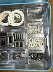 Stampin’ Up! Hodgepodge Hardware, Pewter Metal Embellishments + hinges