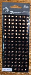 Jolees All That Bling Mini Rose Gold Studs Adhesiv Gem Wedding Scrapbook Sticker