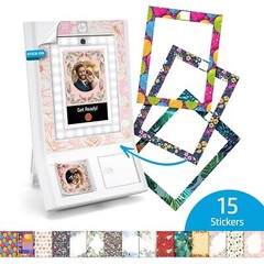 HP Decorative Stickers Frames, Custom Adhesive Only for HP Sprocket Photobooth