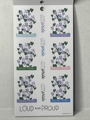 Happy Planner 488 Sticker book 30 Sheets Blooming With Pride Gay Love Floral