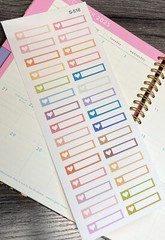 Exercise, Health, Healthy , Fitness:Handmake Erin Condren Planner Sticker