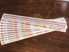 10 Mrs Grossmans Vellum Silver Gold Border Stickers Lines Metallic Frames Blocks