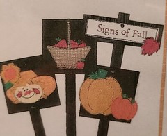 4 Die-Cut Sets Craft Embellishments Scrapbook/Cards Turkey, Scarecrow, Fall #162
