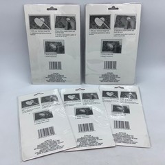 Greenbrier Heart Scratch Off Stickers Red Silver Gold Lot