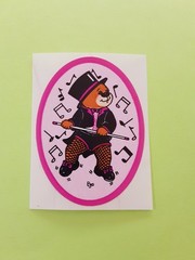 Vintage 80s BJ dancing teddy sticker module