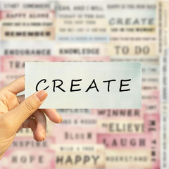 50PCS Boho Word Stickers for Journaling, Vintage Motivational Quote Stickers for