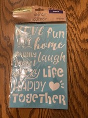 (3) Package Lot Of Crafter’s Square Decals- Rub-on, Stencil And Stickers