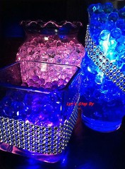 4.5″ 30ft yard Diamond Mesh Rhinestone Ribbon Crystal Wedding Wrap Multi Colors