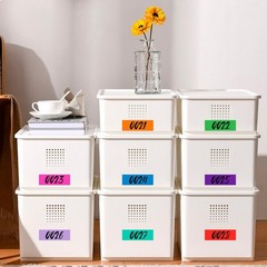 Colored Label Sticker in 12 Colors,3 x 1 Inch Rectangle Color- Coding Labels,…