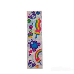Vintage Lisa Frank Single Sticker Strip -Panda Bears -Paint S139 Rare 80s Unused