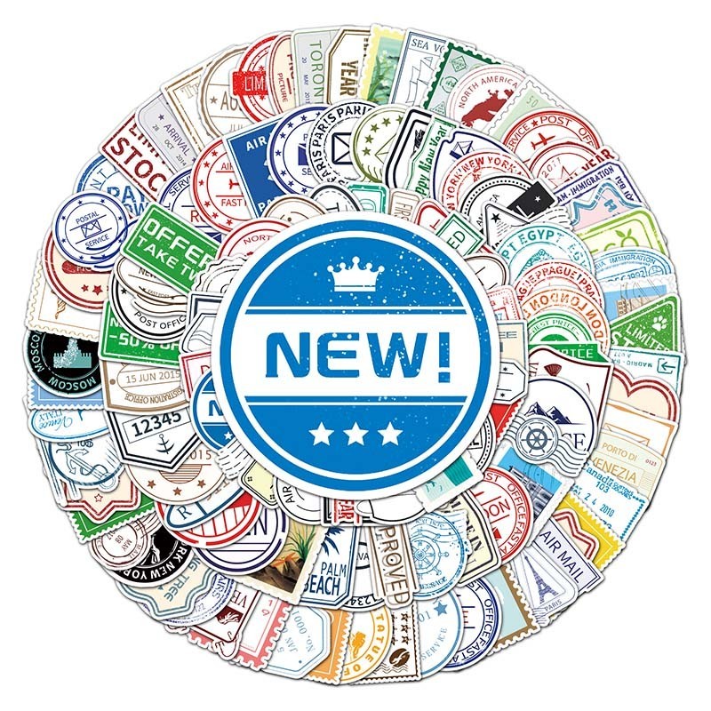 100pcs Thick Vinyl Waterproof Stickers Pack For Phone, Notebook…