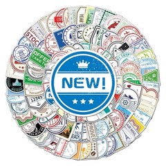 100pcs Thick Vinyl Waterproof Stickers Pack For Phone, Notebook…