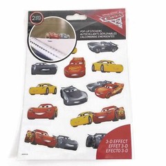 Disney Cars Pop Up Stickers 3D effect 2 Sheets Art and Crafts Kids Children Gift