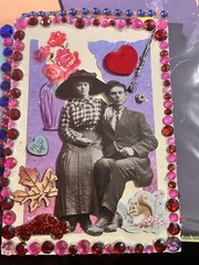Memory Lane! 5 Vintage Junk Journal Ephemera Cards With Envelopes. Repurpose