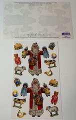 VTG The Gifted Line Christmas Scrapbooking Lot 12×12 Paper (10) Stickers (37)