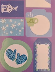 2 Books 300+ Stickers 4 Crafts, Scrapbooks/Cards Foil/Glitter/Emboss Winter #168