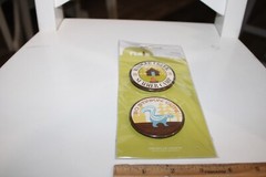 American Crafts Flair Fishing Adhesive Badge ~ Summer Camp & Stinkin’ Cute Craft