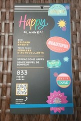 Happy Planner Spread Some Happy Mini Sticker Sheets 833 Pieces