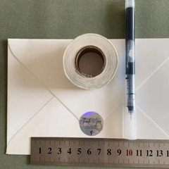 10 Thank You For Supporting My Small Business Holographic Seals Labels Stickers!