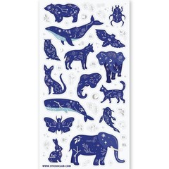 Stickii – Cosmic Animal Stickers – Celestial Animals Sticker Sheet – Scrapbooks