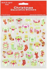 Tattoo King SK129MC-1279 Multicolored Sticker Glitter Presents