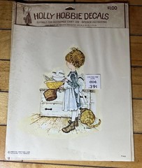 Vintage 1970s Holly Hobby Decals LOT of 4 New Sealed American Greetings