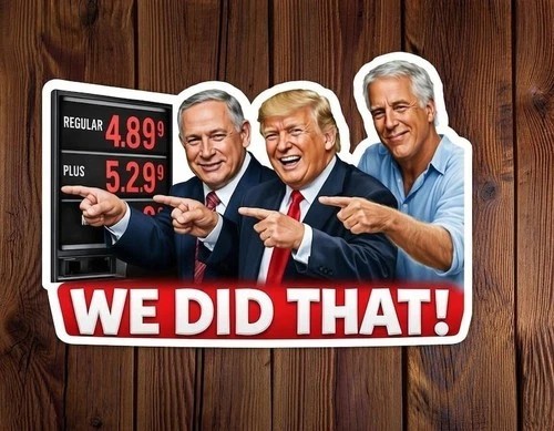 We Did That Anti Trump Sticker, Trump Gas Pump Stickers, Political Humor Gift
