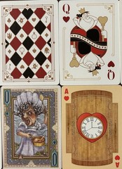 Alice in Wonderland Single Swap Playing Cards -Lot of 18 Cards Themed