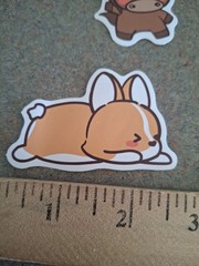 Cute Animals Peel & Stick Stickers 10 PCs Vinyl For Party Bag
