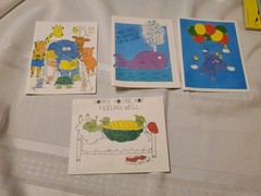 Vintage 1991 HIGHLIGHTS FOR KIDS TEACHER COMMUNICATION KIT. Cards & Notes S7