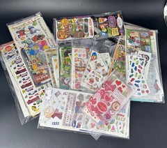 VTG Scrapbook Stickers All Loose Complete Sheets School Art Teacher Lot 300+