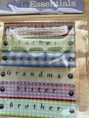 Craft Essentials 3-D Ribbon Embellishments – – Relatives