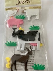JOLEE’S BOUTIQUE FARM ANIMALS SOFT SPONGY FARM ANIMALS