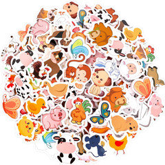 Farm Animal Foam Stickers Cute Animal Self Adhesive Sticker for Kids Craft Suppl