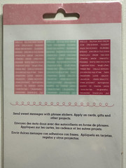 Pebbles Scrapbook Garden Party Word Stickers-3 Sheets