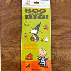 Peanuts Halloween Stickers Hallmark Stickeroni Snoopy Charlie Brown New