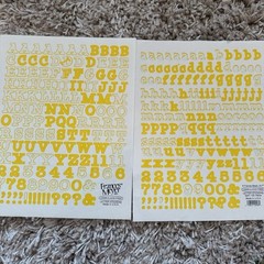 Creative Memories Making Memories Scrapbooking ABC/123 Sticker PC Letters Used