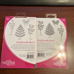 HEARTFELT CREATIONS FLORAL BUTTERFLY ACCENTS HCPC 3952 & HCD1 7353