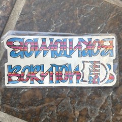 S&M HODER BORN TO MOB SERAPE FRAME STICKERS BMX BIKE DECALS FRAME STICKER BMX