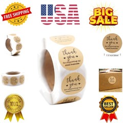 1.5»Thank You for Supporting My Small Business Sticker, Thank You Stickers, …