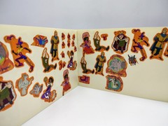 1989 SandyLion My Sticker Album Floral Heart Filled W Stickers Mrs Grossmans Vtg