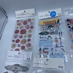 “New”Lot Of 8 Pkgs – RECOLLECTIONS STICKERS ALL NEW IN PKGS. SEE PIC