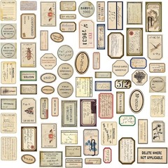 140 Pcs Vintage Aesthetic Stickers for Adults, Junk Journal Supplies for Scrapbo