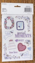 KeepSake Essentials Wedding Bliss Ring True Love Special Moments Cake Stickers