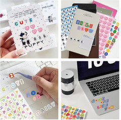 2600Pcs Magazine Letter Stickers Book for Scrapbook Album, Vintage Ransom Alphab