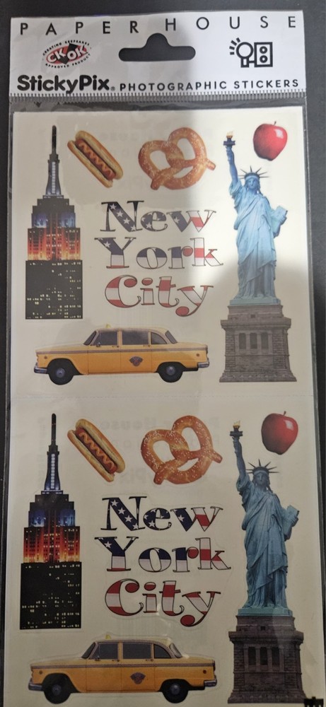 PaperHouse Sticky Pix-Photographic Stickers of New York City