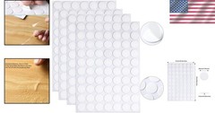 Versatile 280 Pcs Double Sided Putty Tack – Transparent Sticky Dots for Events