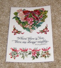 PSX Designs Sticker Sheet ~ Floral Heart of Christmas