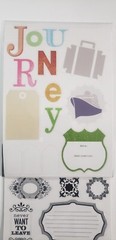 mambiSTICKS Flip Pack Vellum Stickers – OUR TRAVELS – 5 Sheets